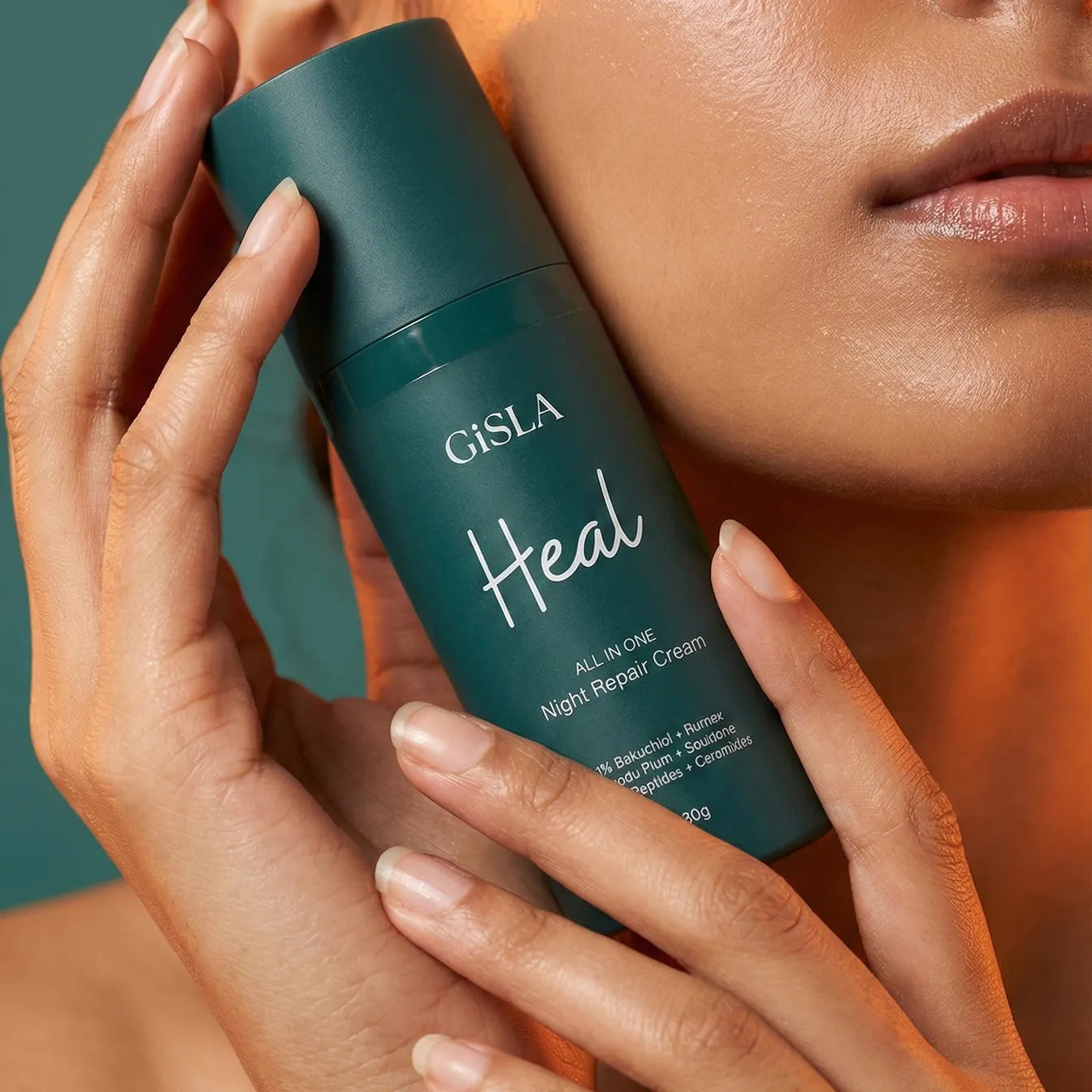 Heal Night Repair Cream packaging and jar