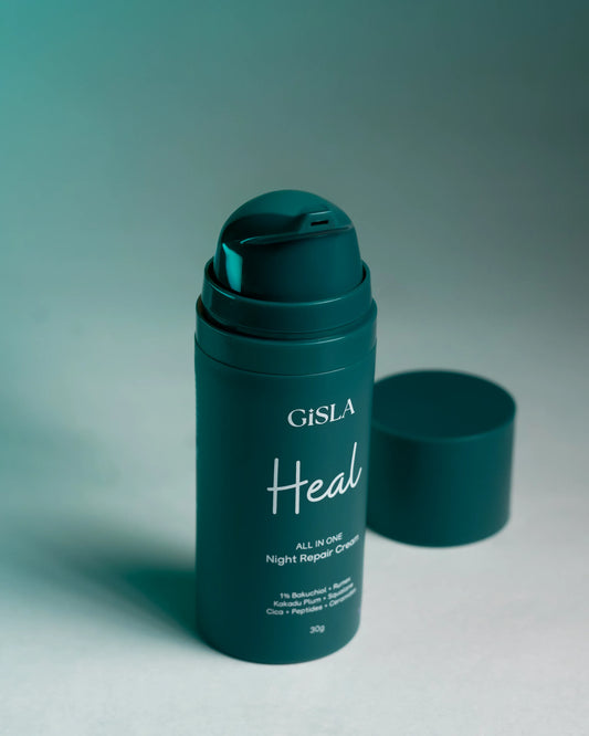 Heal Night Repair Cream packaging and jar